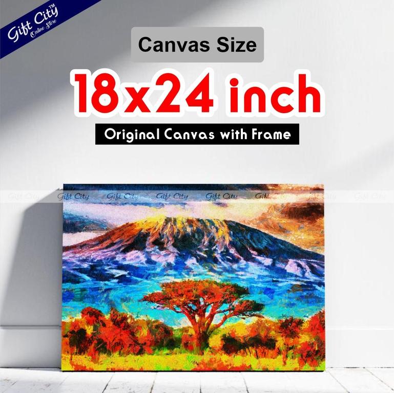 Kilimanjaro Canvas Painting 8