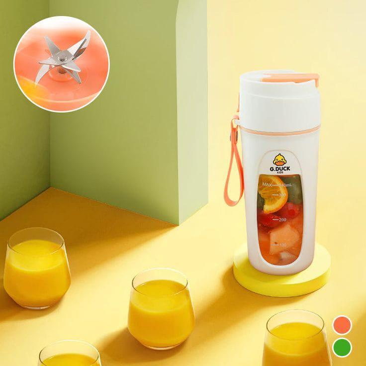 Mini USB Rechargeable Blender Bottle – 2 in 1 Juicer and Drinking Cup for Smoothies, Shakes, and Protein Drinks - 1