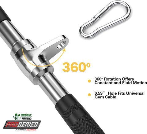 Side View of Lat Pull Down Bar