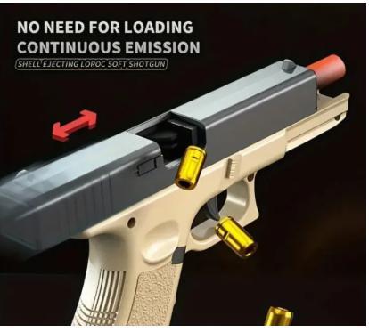 Ejecting 18 Automatic Machine For Kids Toy Machine Blaster with Continous Shooting Educational Model Launcher For Adult Boys - 1