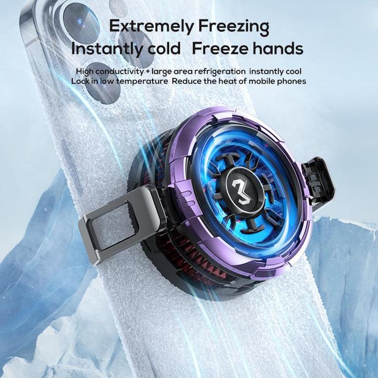 MEMO CX08 / CX08 Pro Frozen Type Model Mobile Phone Cooler With 2 Gear System Model For PUBG And Other Gaming - 11