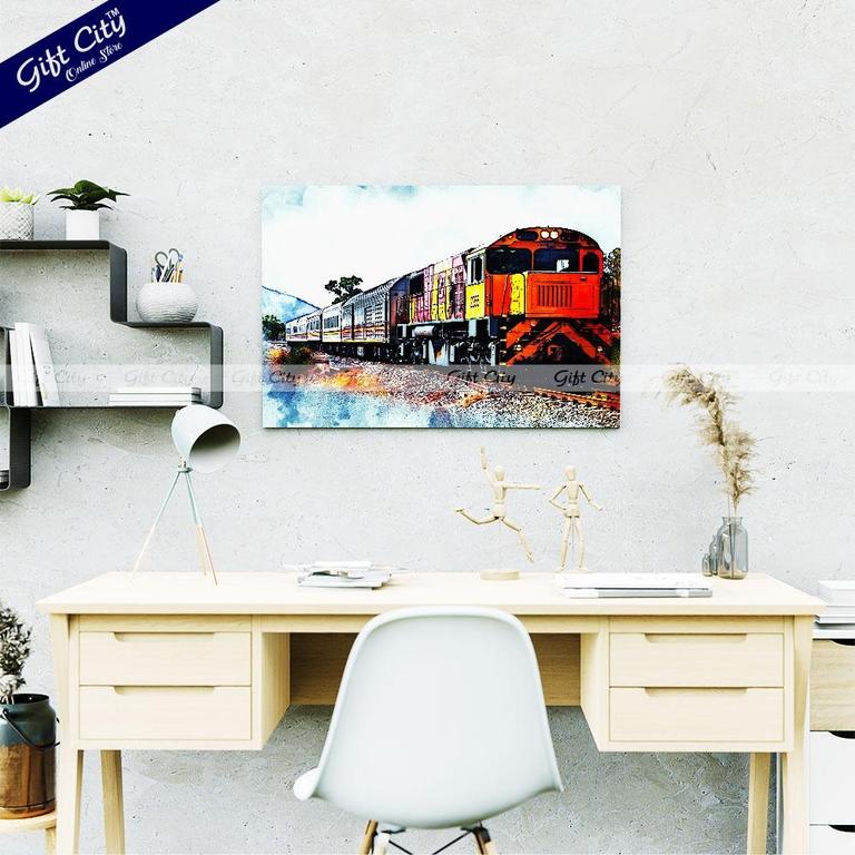 Train Art Canvas Painting 5