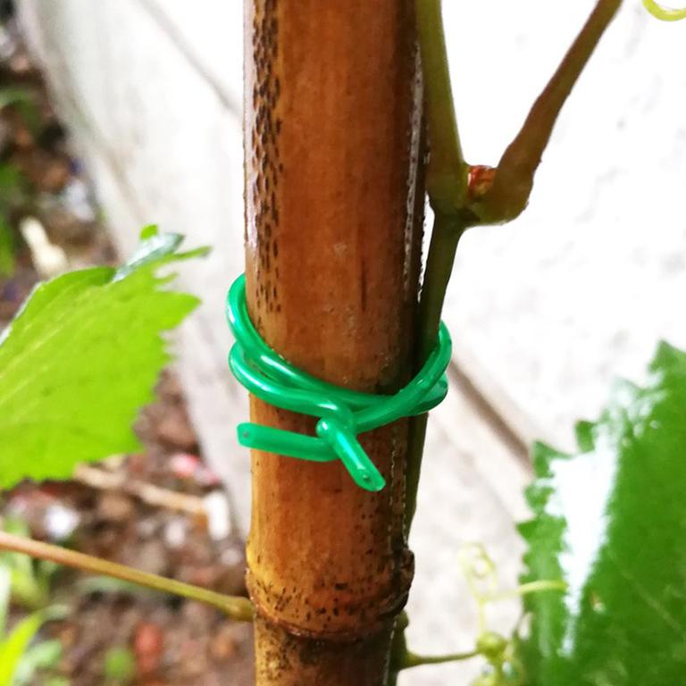 Close-up image of Green Cable Twist Ties