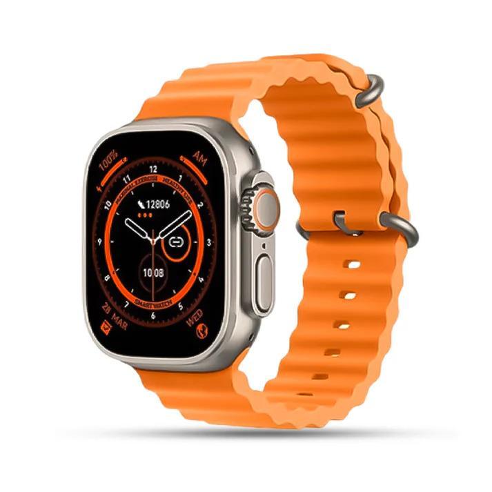 Ultra 7 in 1 Smart Watch with 2.1 Inch Full HD Screen, Series 8, and Wireless Charging, Includes 7 Straps - 5