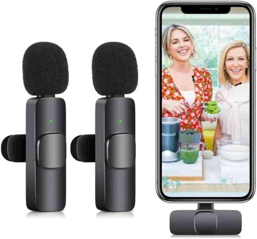 Dual K9 Wireless Lavalier Collar Microphone for for Type C - 2