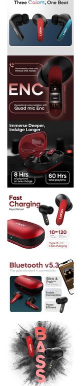 Login L-207 TWS Earbuds