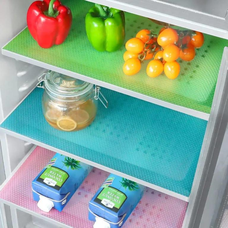 Washable Refrigerator Mats and Shelf Liners by Premium - Waterproof, Non-Slip, and Functional Organizers for Cabinets and Drawers - 4