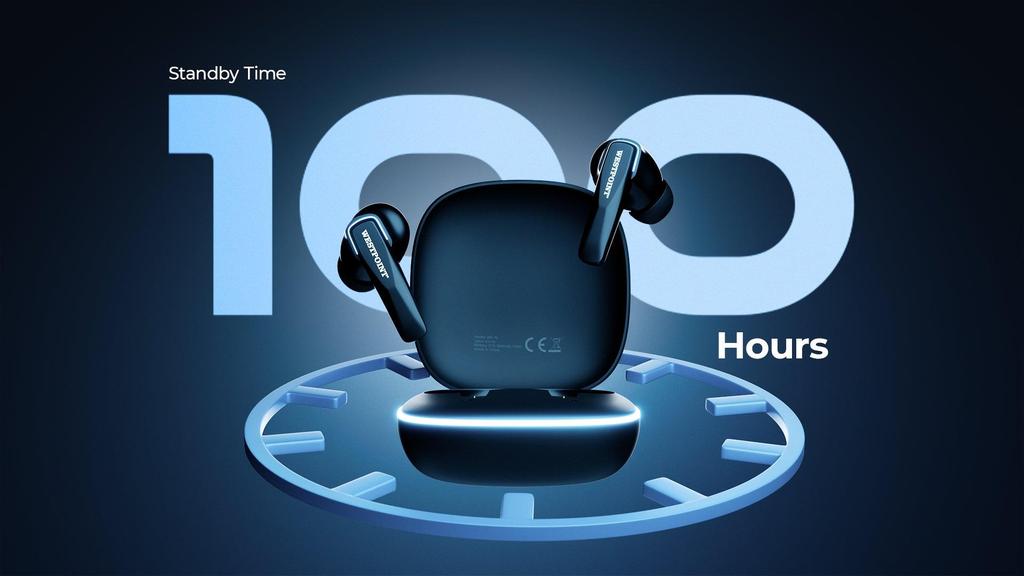 West Point Earbuds in Use