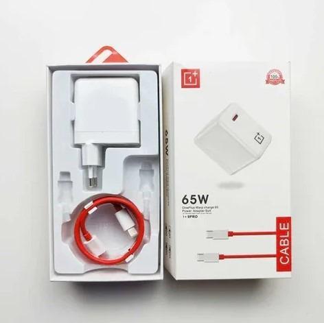 OnePlus 9 Pro 8T Warp Charge 65W Charger with Type C to Type C Cable - Power Adapter for OnePlus 9R, 8T, 8 Pro, and 7T - 1