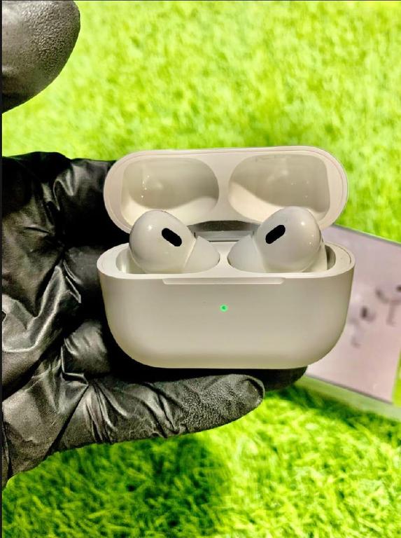 Airpods Pro 2nd Generation Wireless Earbuds with ANC and Buzzer Sound Case – Original Quality with Enhanced Bass - 1