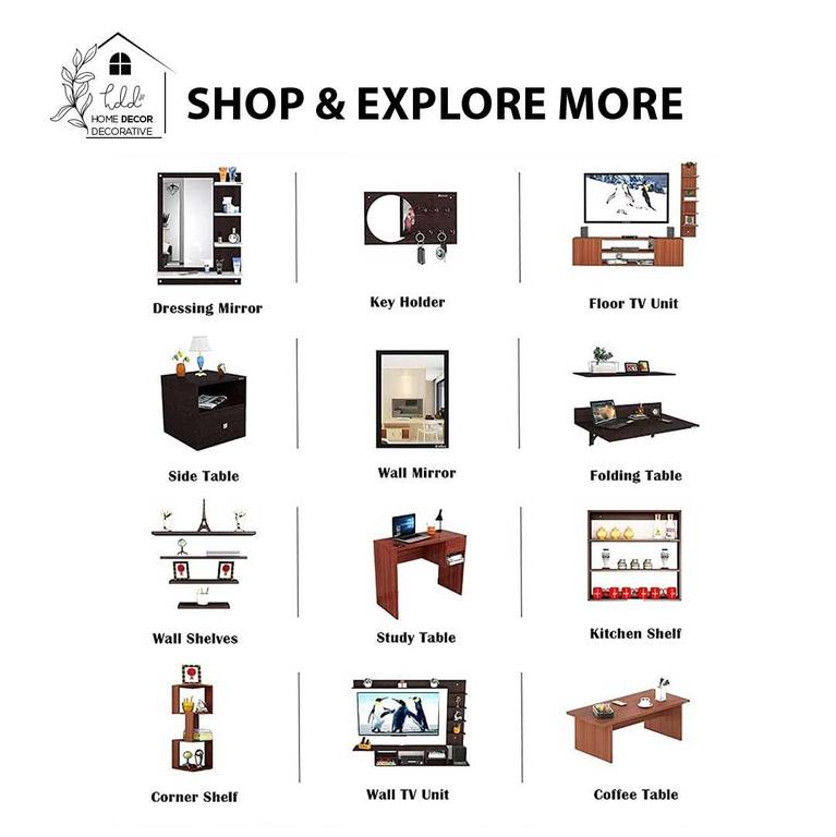 Corner Mounting Shelf, Easy to Install Wall Corner Shelf, Set of 2Kitchen shelf Wall Shelf Wall-mounted Display Storage Organizer Rack by Home Décor Decorative - 6