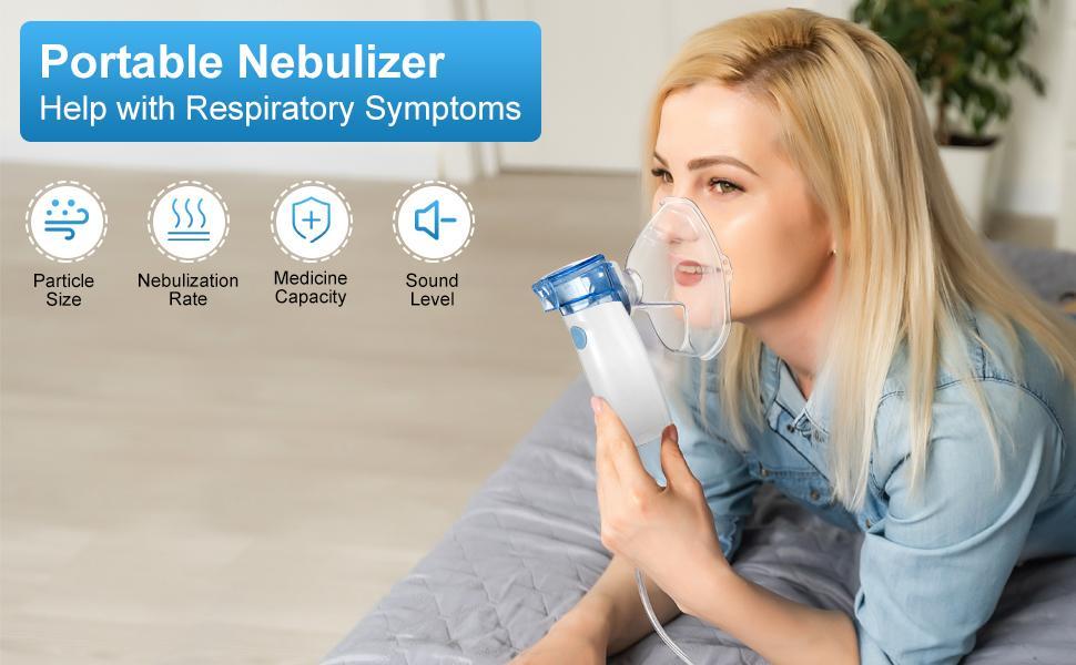 DAN TECHNOLOGY  Portable Nebulizer For Asthma Rechargeable Inhaler Nebulizer Machine For Kids And Adults Medical asthma nebulizer - 1