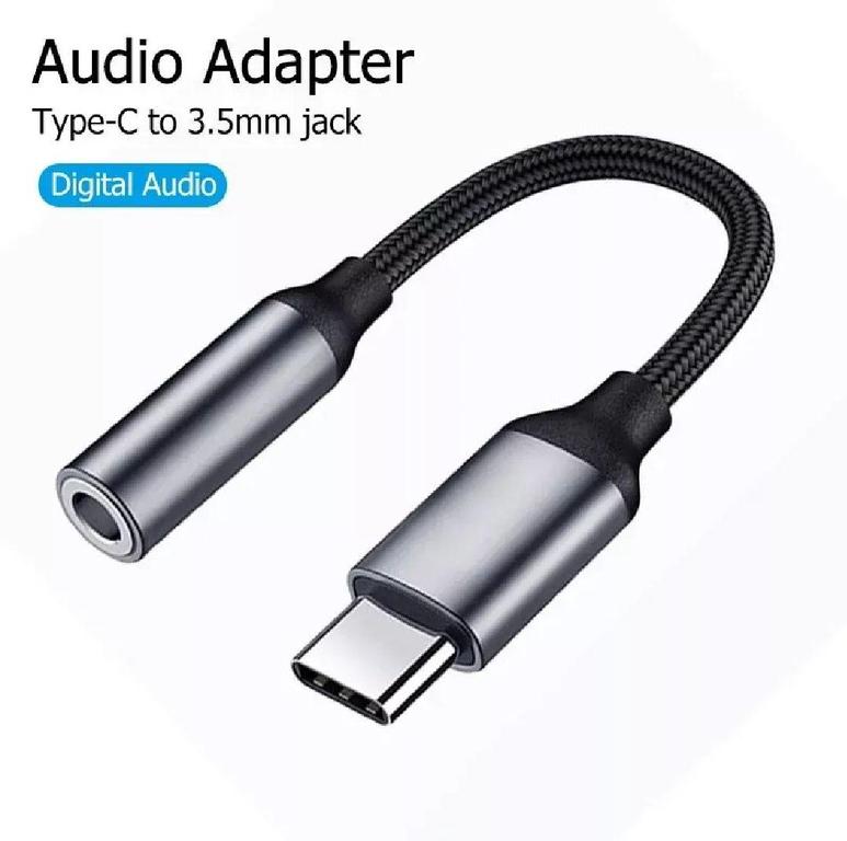 USB Type-C to 3.5mm Audio Jack Adapter – Compatible with iPad 10, iPhone 15/16 Pro Max, Samsung S24 Ultra, Pixel 9 & More | Type C to Aux Cable for Music & Calls - 1