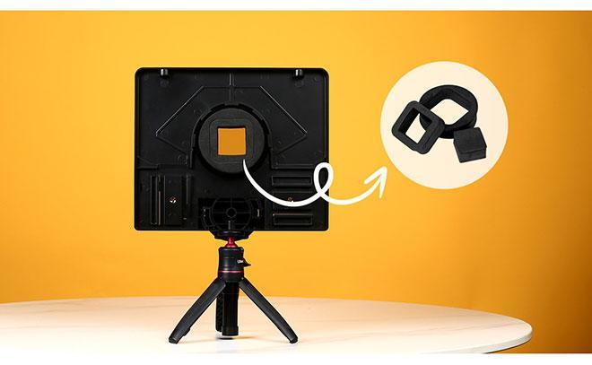 FEELWORLD TP10 10" Portable Folding Teleprompter for Phones and Tablets, Ideal for DSLR Video Production - 9