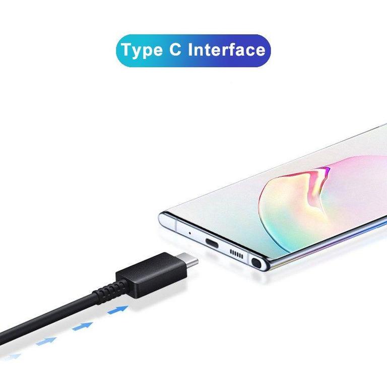 Original Samsung Type C To Usb C PD Cable 25w Super Fast Charging 35w, 45w , 65w,  5A For Galaxy S23 S22 S21 S20 Note20 Tab S8 A53 5G A54 A34 - 1