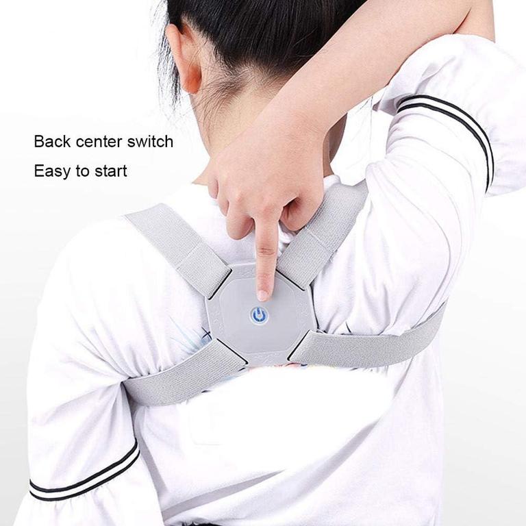 Smart Posture Corrector Vibration Belt with USB Rechargeable Sensor for Adjustable Upper Back and Lumbar Support for Adults and Children - 5