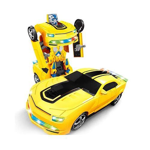 2 in 1 Auto Robot Car With Lights And Music - 1
