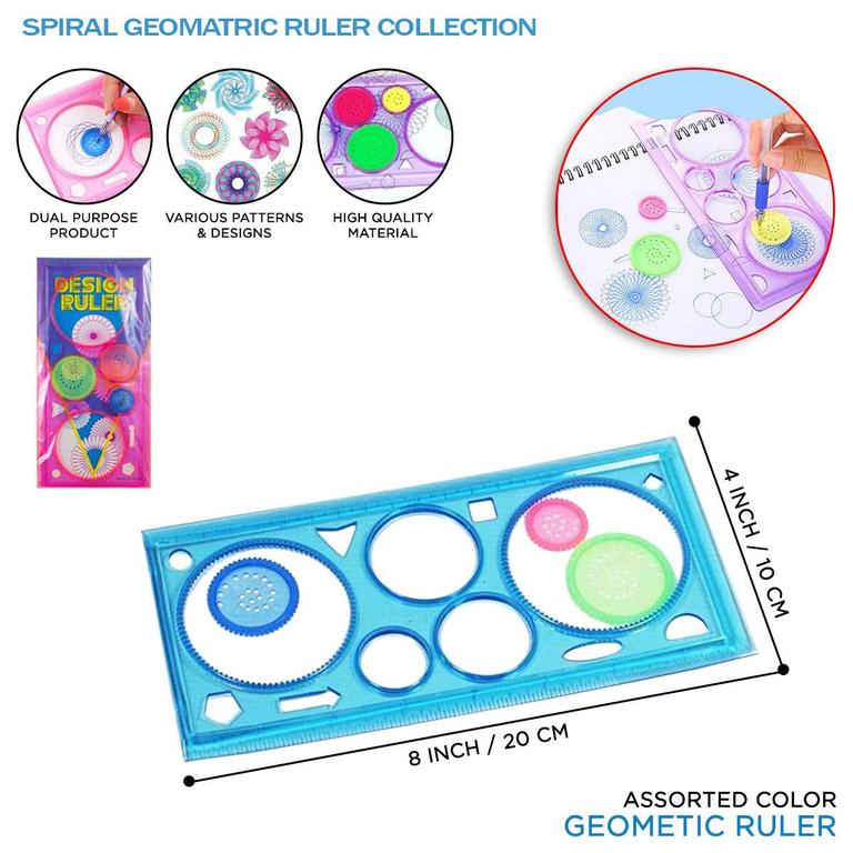 Spiral Geometric Ruler Image 1