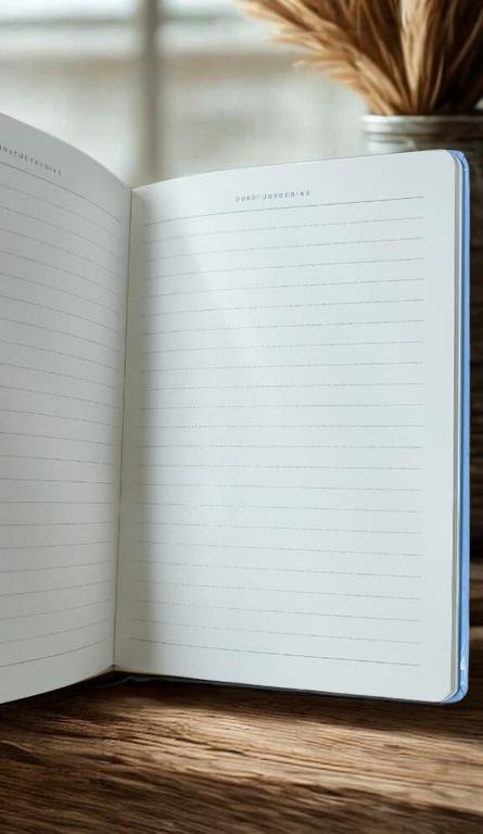 A5 Design Notebook with Elastic Band | Imported Cover Diary (21 x 14.5 x 1.3 cm, 100 Sheets / 200 Pages) | Suitable for Office, School, and Personal Use | Planner and Organizer - 9