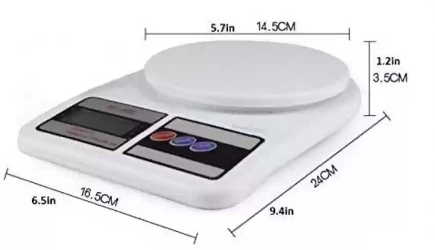 Face Value Multipurpose Portable Electronic Digital Weighing Scale Weight Machine (10 Kg ) - 4