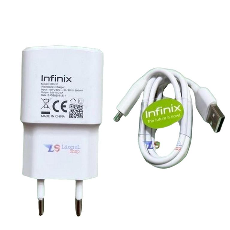 Infinix 18W Fast Charger Adapter with USB Cable for Note and Hot Series - Compatible with Note 7, 10, 10Pro, 11, 11s, HOT 8, 9, 10, 11, ZERO 8i - 1