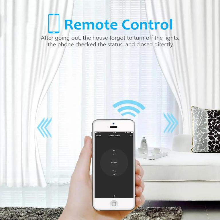 Smart Touch Panel Curtain Switch Control for Alexa and Google Home - 4