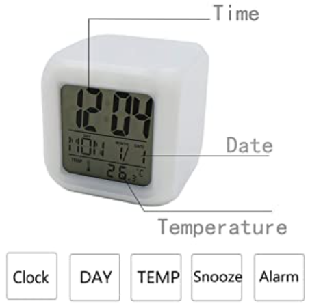 Digital Table Clock