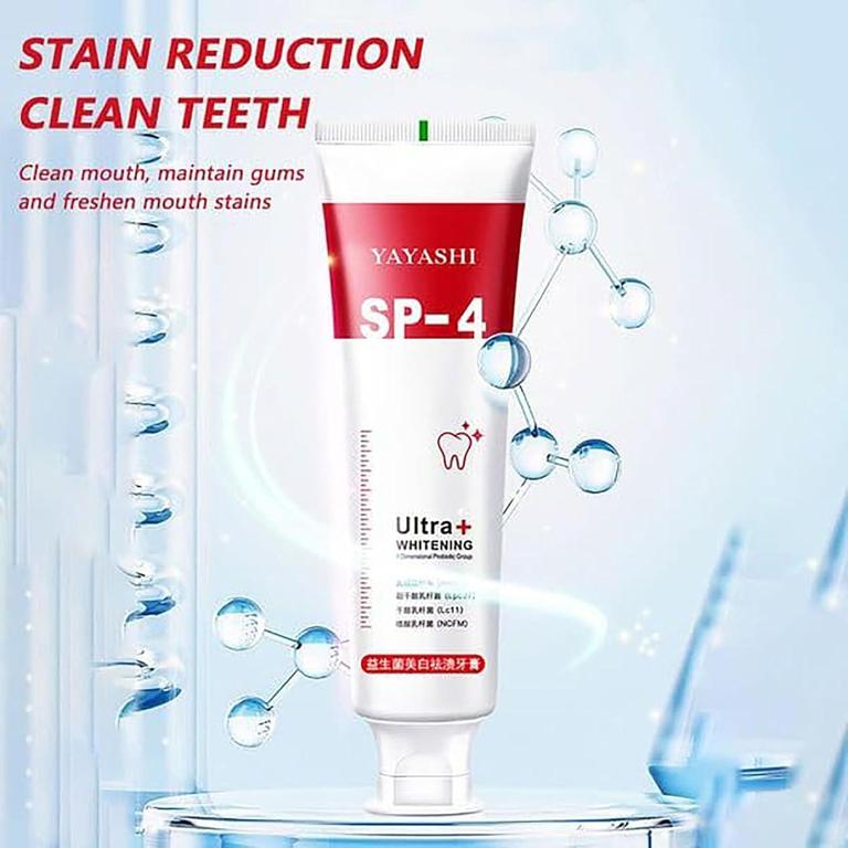 Yayashi Sp 4 Toothpaste Sp 4 Probiotic Toothpaste Yayashi Sp 4 Toothpaste Fresh Breath Toothpaste Natural Tooth Whitener For All Oral Concerns Brighter - 15