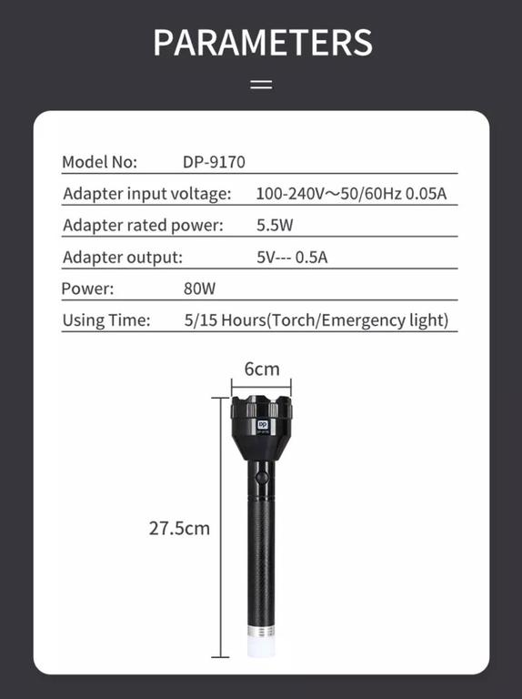 Portable Ultra Bright LED Torch Image 9