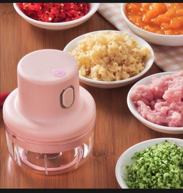 Electric Mini Chopper Machine - Automatic Rechargeable Food Processor - 3