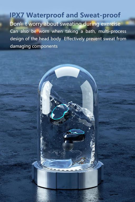 TWS M10 Wireless Gaming Earbuds with Bluetooth 5.1 and HiFi Audio, Touch Control, and Power Bank - 5