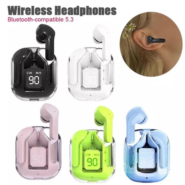 Air 31 TWS Wireless Earbuds – Bluetooth 5.3, Environmental Noise Cancellation, HiFi Sound, Touch Controls, Transparent Design - 4