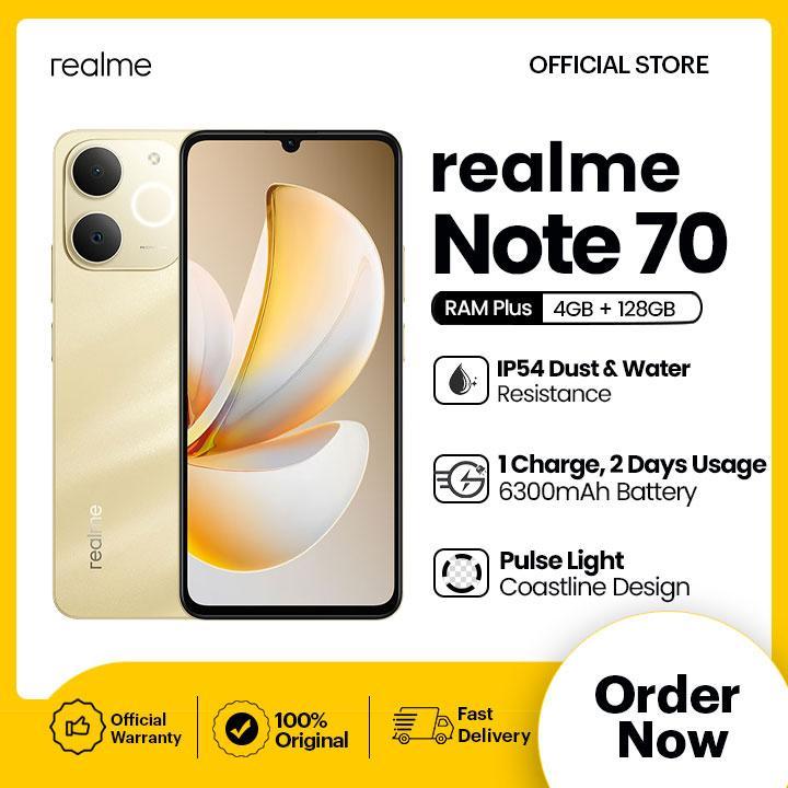 realme Note 70 | 4GB RAM + 128GB ROM | PTA Approved | 1 Year