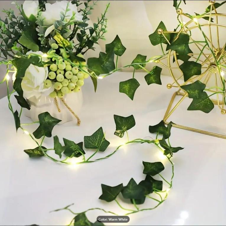 Pothos Leaf String Lights