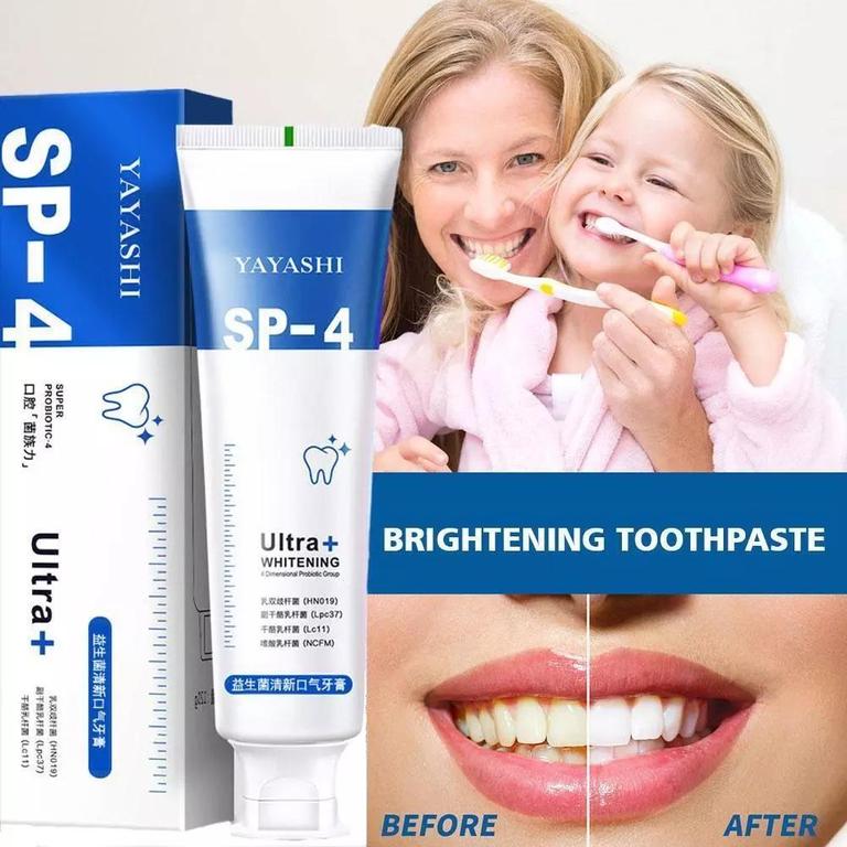 Yayashi Sp 4 Toothpaste Sp 4 Probiotic Toothpaste Yayashi Sp 4 Toothpaste Fresh Breath Toothpaste Natural Tooth Whitener For All Oral Concerns Brighter - 3