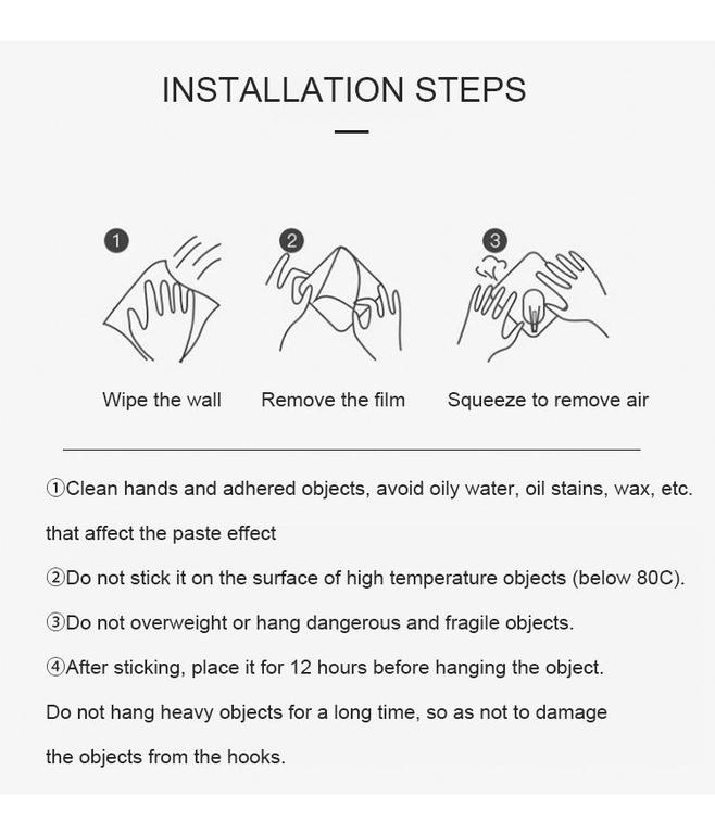 Transparent Self-Adhesive Hooks Image 5