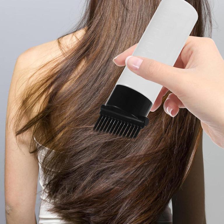 Face Value 130Ml Hair Oil Bottle with Comb for Oiling, Coloring, and Massage - 5