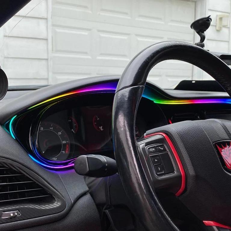 Dynamic Color EL Wire for Car Dashboards