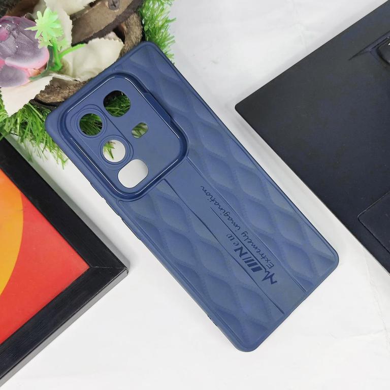 Soft Matte 3D Wave Pattern Case for Infinix Note 50 Pro with Camera Lens Protection - 3