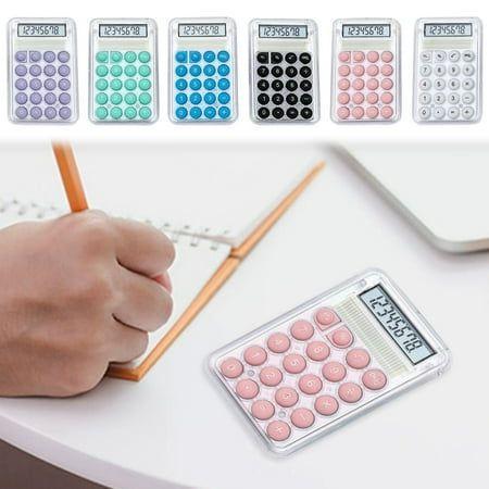 Mini Transparent Bubble Button Calculator – Compact Handheld Device with Clear Body and Comfortable Keys for School, Office, and Daily Use - 2