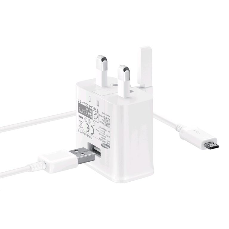 SAMSUNG Adaptive Fast Charger 9V Adapter with Cable for Galaxy S6 S7 Edge Note 4 5 (Import) - 6