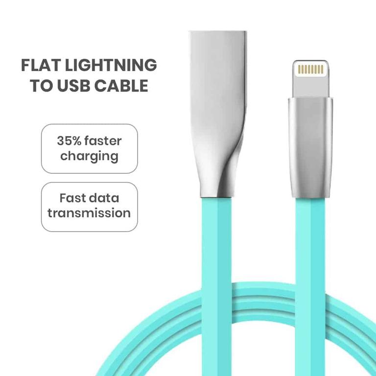 iPhone Charging Data Cable 1 Meter 3 Meter USB to Lightning TPE Copper Reinforced Connectors Fast Charging Data Transfer - 12
