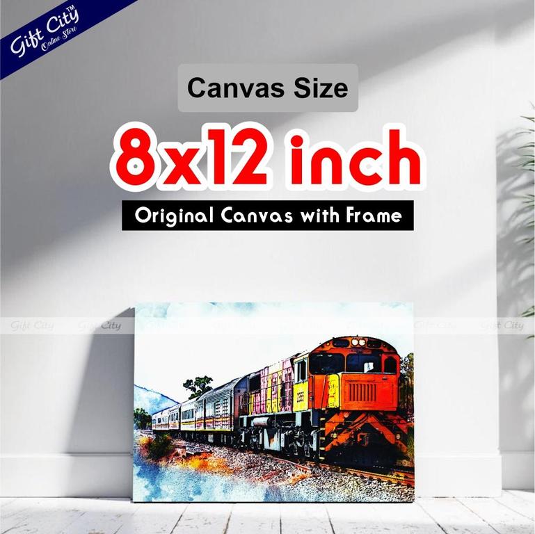 Train Art Canvas Painting 6