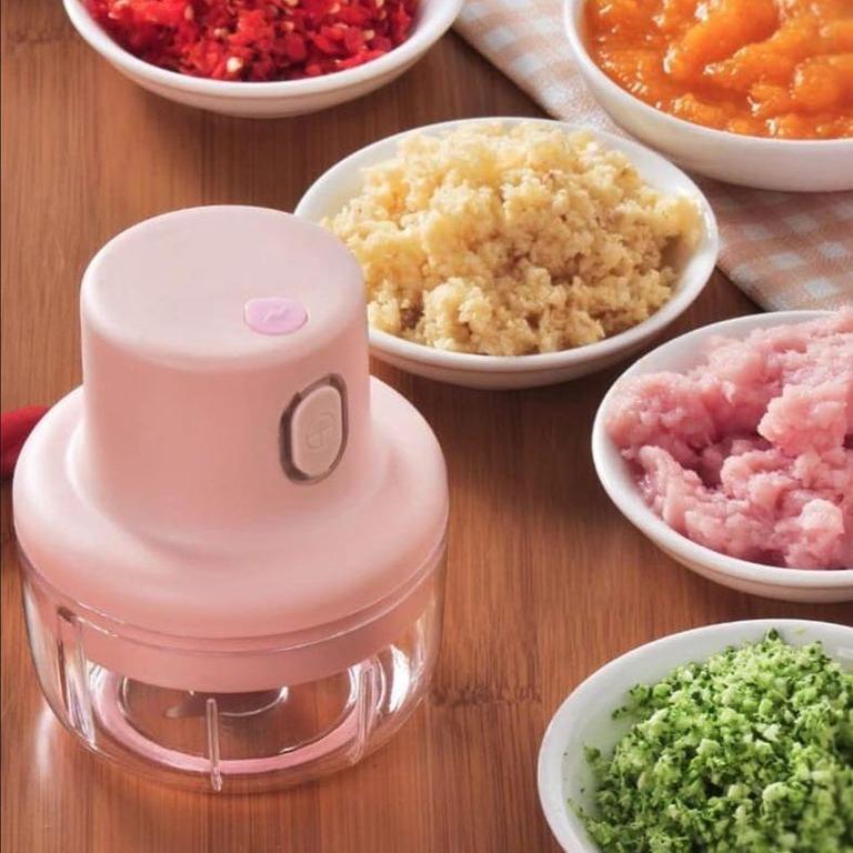 Electric Mini Chopper Machine - Automatic Rechargeable Food Processor - 1