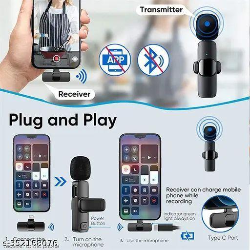 K8 Wireless Lavalier Microphone Image 2