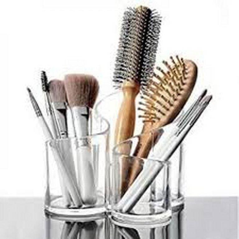 Transparent S Shape Makeup Organizer