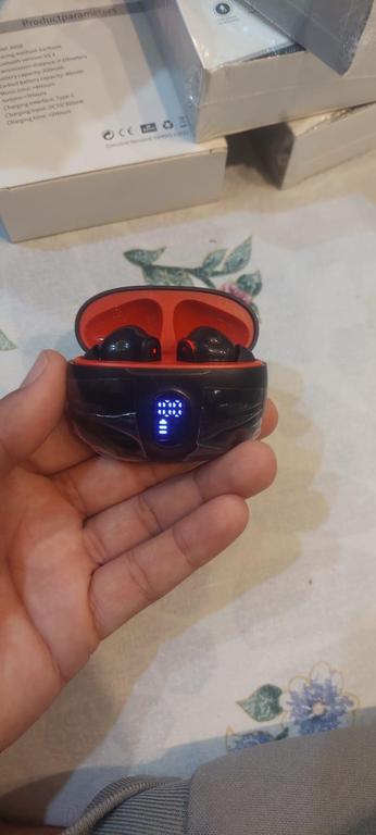 TWS Wireless Earbuds Bluetooth 5.3 with Microphone, Charging Case, LED Display, HiFi Audio, and Noise Cancellation – Compatible with Android & iPhone for Gaming and Music - 4