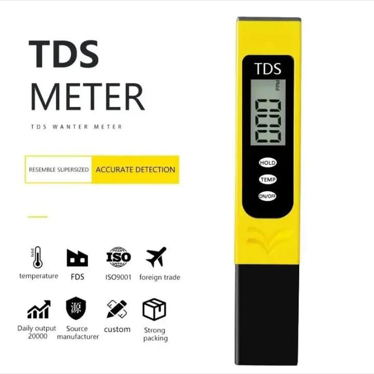 Digital TDS Meter in Use