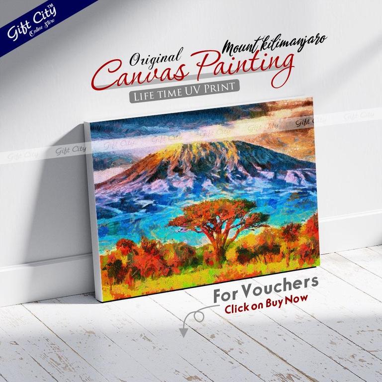 Kilimanjaro Canvas Painting 1