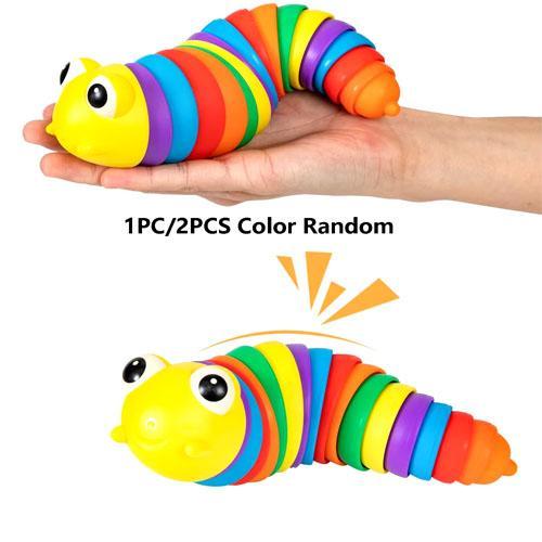 Colorful snail toy back view